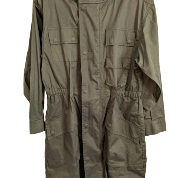 ATM Hooded Utility Military Green Jacket... Size.. Small - Picture 4 of 8